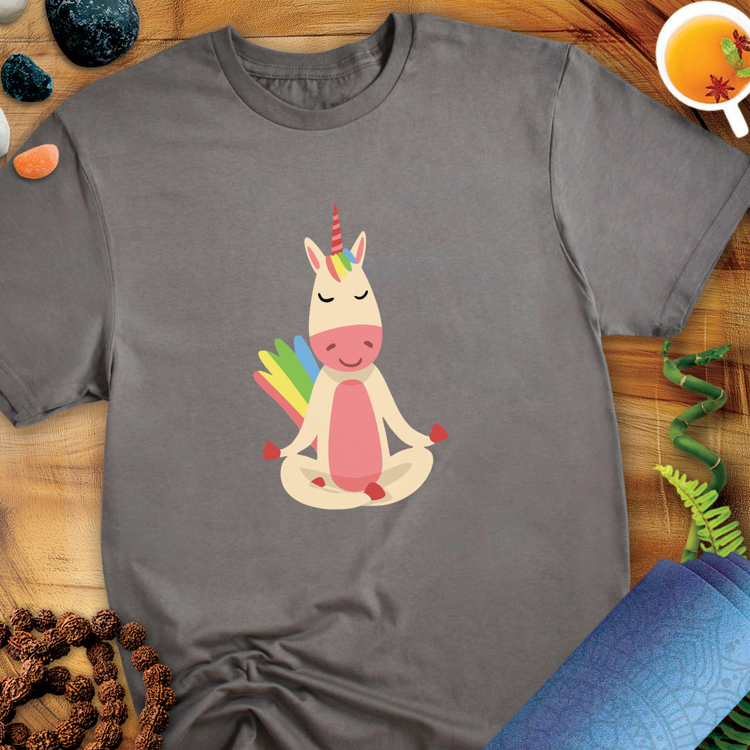 Lotus Pose Unicorn Unisex T-Shirt